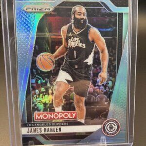 2024-25 Panini Prizm Monopoly James Harden Light Blue Prizm /249